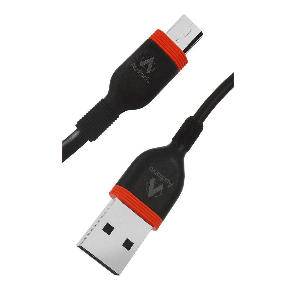 Audionic Roger Micro Charging & Data Cable RO-11 | 1000mm Cable | Fast Data Sync | Durable Cable | Black - Image 2