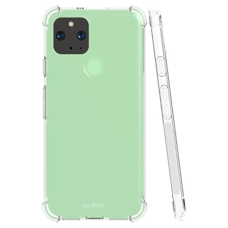 Google Pixel 5 Transparent Cover | Clear TPU Back Case | Slim Protective Phone Cover | Shockproof Mobile Case