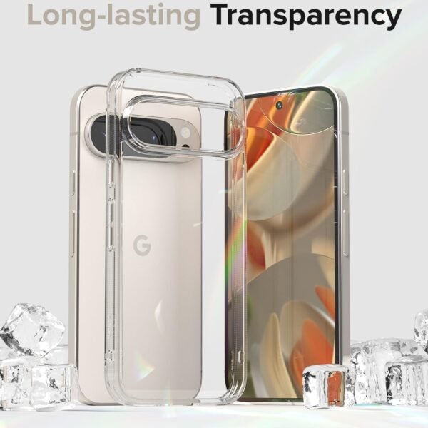 Google Pixel 9 Transparent Cover | Clear TPU Back Case | Slim Protective Phone Cover | Shockproof Mobile Case