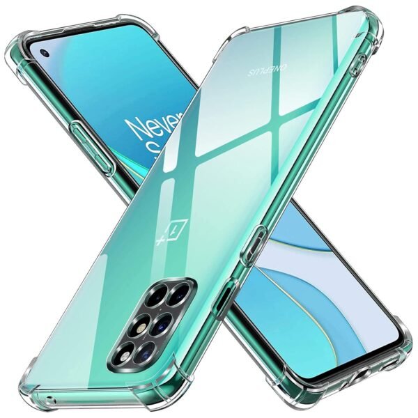 OnePlus 9R Transparent Cover | Clear TPU Back Case | Slim Protective Phone Cover | Shockproof Mobile Case