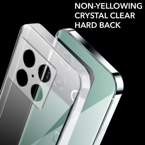 OnePlus 10 Pro Transparent Cover | Clear TPU Back Case | Slim Protective Phone Cover | Shockproof Mobile Case