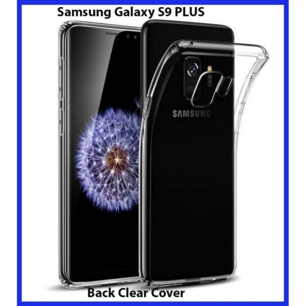 Samsung Galaxy S9+ Transparent Cover | Clear TPU Back Case | Slim Protective Phone Cover | Shockproof Mobile Case