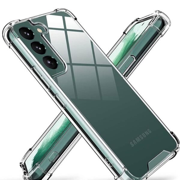 Samsung Galaxy S22 Transparent Cover | Clear TPU Back Case | Slim Protective Phone Cover | Shockproof Mobile Case