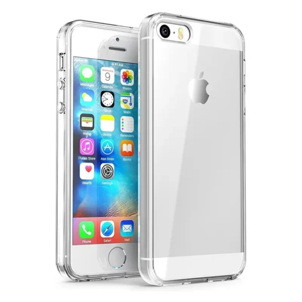 Apple iPhone SE (3rd Gen) Transparent Cover | Clear TPU Back Case | Slim Protective Phone Cover | Shockproof Mobile Case