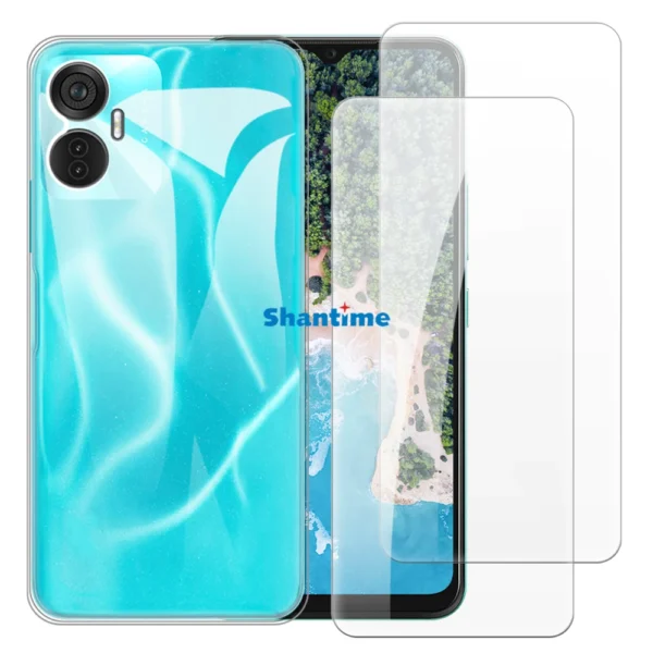 itel Vision 5 Transparent Cover | Clear TPU Back Case | Slim Protective Phone Cover | Shockproof Mobile Case