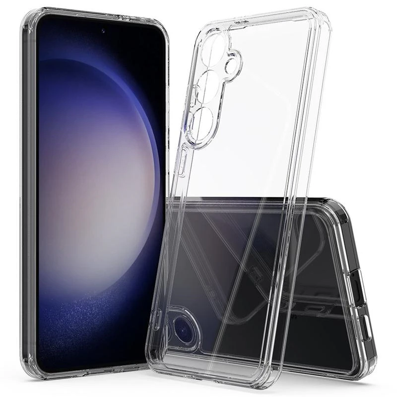 Samsung Galaxy S24+ Transparent Cover | Clear TPU Back Case | Slim Protective Phone Cover | Shockproof Mobile Case
