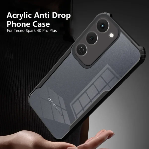 Tecno SPARK 40 Pro+ Transparent Cover | Clear TPU Back Case | Slim Protective Phone Cover | Shockproof Mobile Case