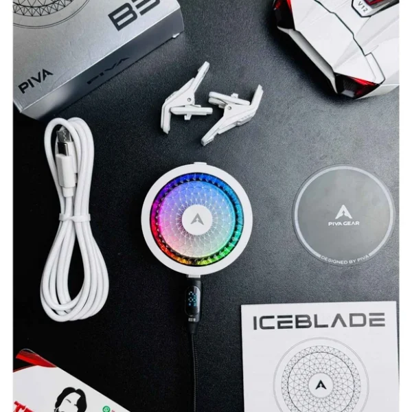 Piva B3 Mobile Cooling Fan | 25W Phone Cooler | Powerful Smartphone Cooler for Android & Gaming | PUBG, COD & Mobile Gaming Cooling Fan