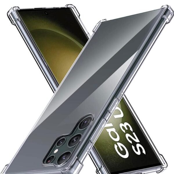 Samsung Galaxy S23 Ultra Transparent Cover | Clear TPU Back Case | Slim Protective Phone Cover | Shockproof Mobile Case