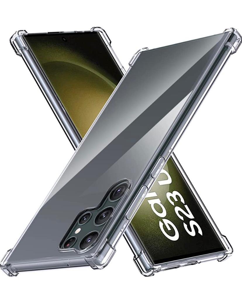 Samsung Galaxy S23 Ultra Transparent Cover | Clear TPU Back Case | Slim Protective Phone Cover | Shockproof Mobile Case
