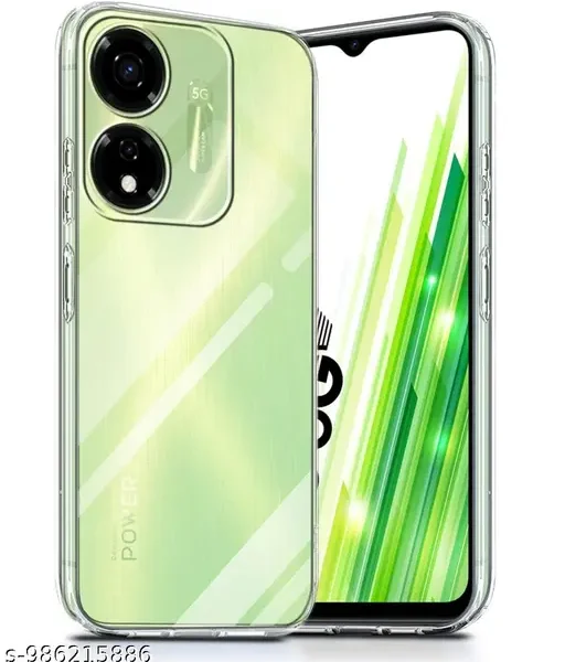 itel P55+ Transparent Cover | Clear TPU Back Case | Slim Protective Phone Cover | Shockproof Mobile Case
