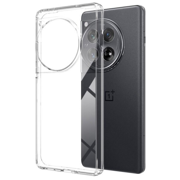 OnePlus 12 Transparent Cover | Clear TPU Back Case | Slim Protective Phone Cover | Shockproof Mobile Case